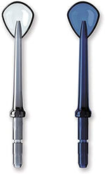 Waterpik TC-100E water flosser refill heads nozzles showing the contoured spoon-like shape.