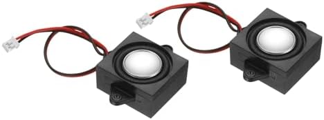 PATIKIL micro full range loudspeaker two piece pack displaying the dual pin connector wire setup