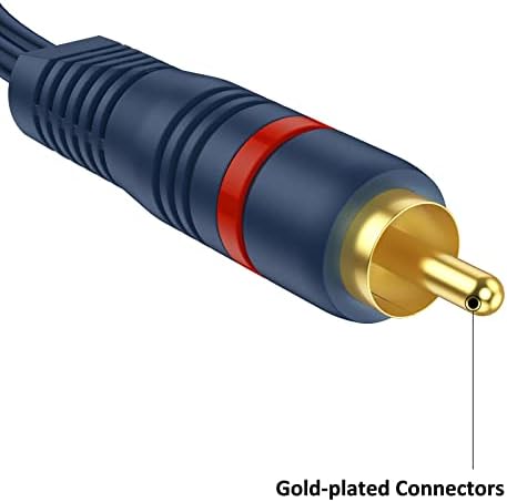 Detailed graphic demonstrating the internal copper and aluminum Mylar shielding layers of the audio accessory.