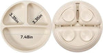 Bottom view of PandaEar silicone plate with strong suction cup