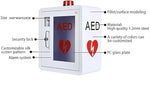 ZJDYDY emergency defibrillator box with security key and acrylic window