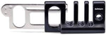 StarTech cable trap mechanism locked with a standard laptop security cable on a shared workstation desk.
