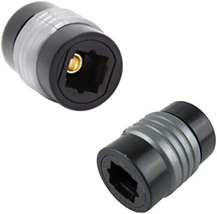 Accessonico fiber optic cable extender female to female adapter front view
