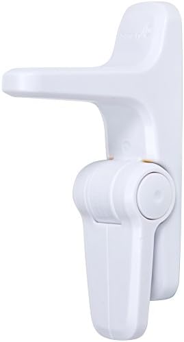 Safety 1st child proof door lock being operated by an adult