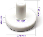 Aquarium Choice Ceramic Coral Frag Plugs porous material texture for coral propagation kits.