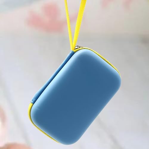 Top view of hard case bag and silicone accessory set