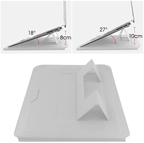 HoYiXi silver faux leather pouch being used as a functional travel mouse pad on a flat desk setting.