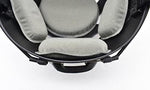 Rear angle of the non toxic protective padding kit illustrating the modular shape of the cushions.