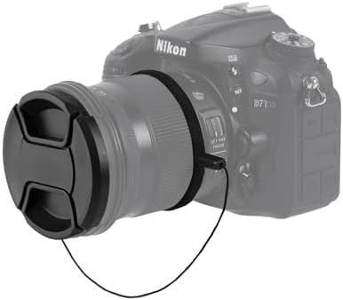 Durable plastic 52mm camera lens cap pack highlighting the protective design against dust and scratches