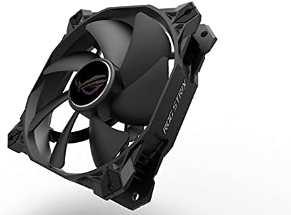 ASUS 120mm computer fan displaying magnetic levitation bearing structure