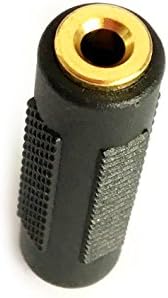 Side profile view of the compact and lightweight Posdou 3.5mm headphone cable extender jack