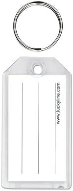 Lucky Line key tag paper insert removal demonstration