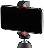 Manfrotto MCPIXI pro version phone holder showing double lock mechanism and side thread.