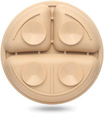 Dishwasher Safe Eascrozn Divided Suction Plate