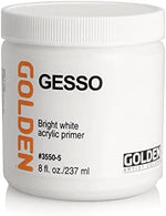 Golden Gesso bright White Acrylic Primer 237 ML - Image 2