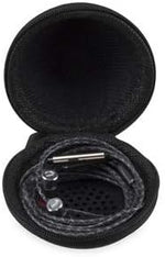 EWA audio accessory sleeve featuring attached heavy duty metal carabiner hook.