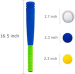 Six colorful foam baseballs included in CeleMoon toy set
