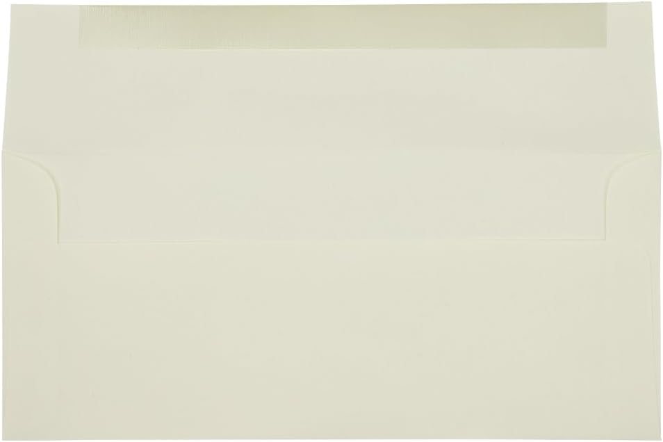 JAM Paper invitation envelopes back view with flap