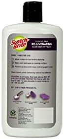 Authentic Scotch-Brite glass stove cleaner and polish for removing burnt-on stains without scratching.