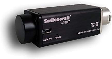 Switchcraft AudioStix 318BT inline Bluetooth adapter with light emitting diode status indicator for professional mixing board setups.
