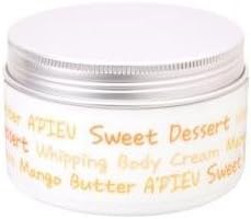 A'PIEU Sweet Dessert Whipping Body Cream Mango Butter front view skincare product