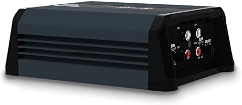 SounDigital 4 channel 800 watts RMS professional power amplifier displaying side terminal connections.