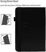 Viclowlpfe leather tablet shell interior displaying card slots and hand strap