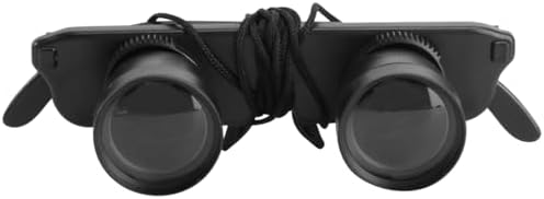 BESPORTBLE wearable opera glasses in black showcasing adjustable spectacle arms