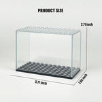Dustproof acrylic display case showing 360-degree visibility