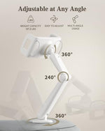 SAIJI ergonomic smartphone and Kindle stand showing washable cover