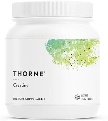 Thorne Micronized Creatine Monohydrate 90 servings side label view