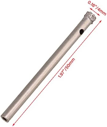BQLZR 4mm Diamond Coated Hole Saw Core Drill Bits Glass Tile Marble Granite Pack Of 10 - Image 6