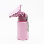 Alytimes portable emergency urinal potty for girls pink front view