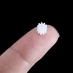 Collection of 20 plastic worm gears for hobby use