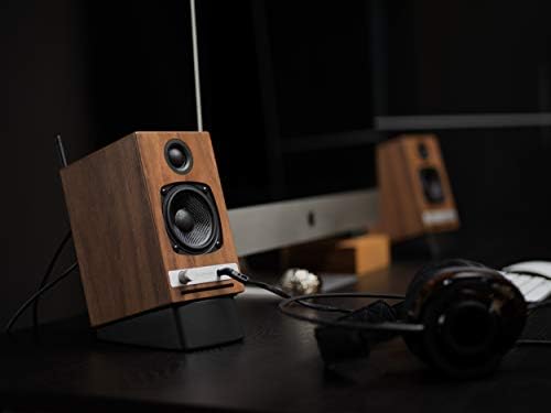 Top view of Audioengine DS1 desktop speaker accessory
