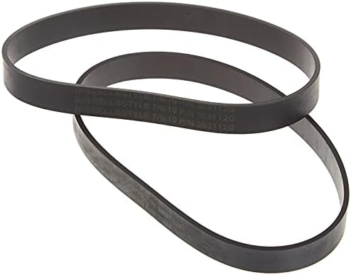 Bissell vacuum drive belts close up view showing rubber material