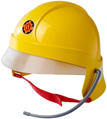 Simba Fireman Sam yellow toy helmet with pretend microphone accessory