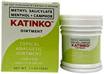 Katinko Ointment 30 gram jar size comparison for home and travel use.
