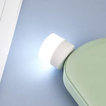TECHGEAR compact travel night light size comparison next to standard Indian currency coins