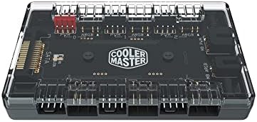 Cooler Master ARGB and PWM Hub showing 6 connection ports