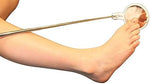Telescoping handle extension of the Medicool foot exam mirror.