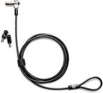 HP laptop security lock showing the heavy duty galvanized steel loop