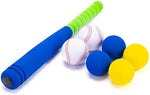 CeleMoon 16.5 inch foam baseball bat set with mesh carry bag