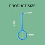 Compact non slip travel friendly retainer removal tool with textured handle extension.