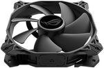 High static pressure radiator fan by ASUS angled side profile view
