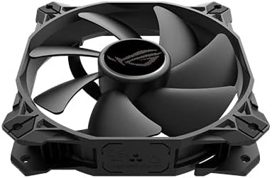 High static pressure radiator fan by ASUS angled side profile view