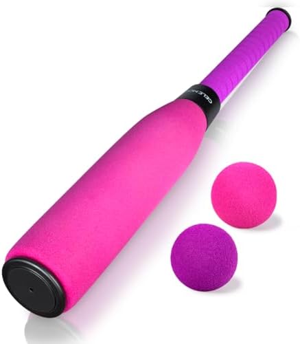 Soft foam baseballs included in the CeleMoon sport set