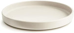 Mushie Ivory silicone plate showing suction base
