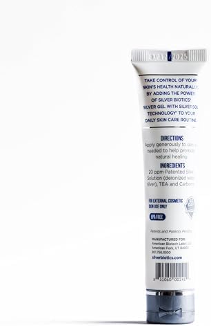 American Biotech Labs nano silver hydrogel skin healing cream for irritations