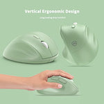 Micropack handshake design vertical mouse reducing wrist strain illustration
